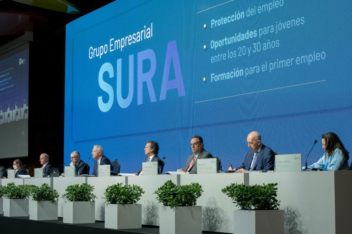 Grupo SURA’s General Assembly of Shareholders  approved a 30% increase in this year´s dividend compared to that paid out last year and appointed a new Board of Directors for the period 2022-2024.