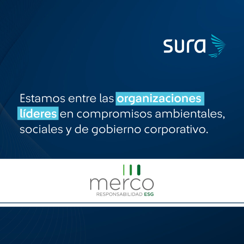 SURA es evaluada como la organización más responsable de su sector en Colombia en nuevo ranquin de Merco