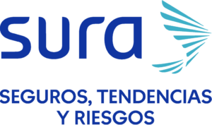 Logo SURAMERICANA en azul